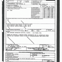 Mark E Palmer- Release from Active Duty